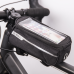 Обложка книги «Waterproof bike frame bag with phone holder black»