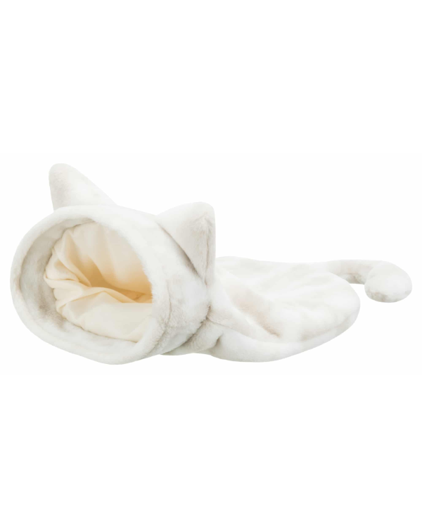 Лежанка для животных : Trixie Nelli cuddly sack, 34 × 23 × 55 см, белый|тауп