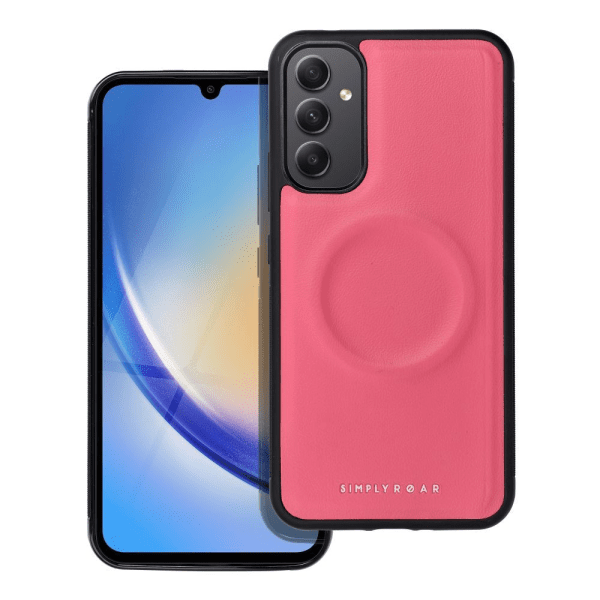 Roar Mag Morning Силиконовый задний чехол для Samsung A346 Galaxy A34 5G розовый
