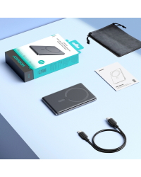 Powerbank Joyroom JR-PBM08 5000mAh 20W with inductive charging - gray