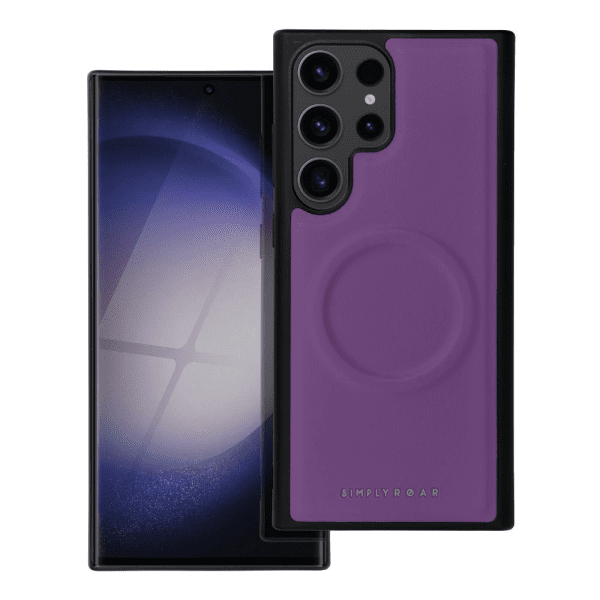 Roar Mag Morning Силиконовый задний чехол для Samsung S918B Galaxy S23 Ultra 5G фиолетовый