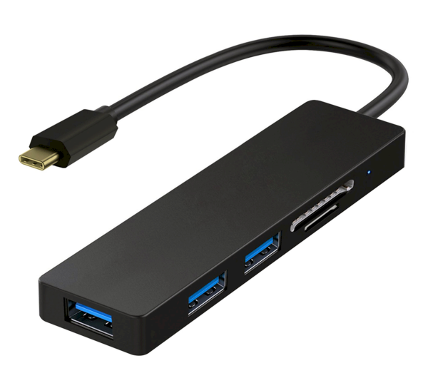 Platinet PMMA9846 разветвитель USB-C 4 x USB / SD кардридер