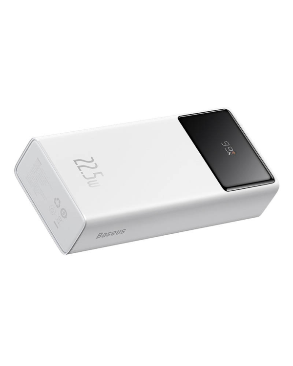 Powerbank Baseus Star-Lord 20000mAh, 2xUSB, USB-C, 22.5W (white)