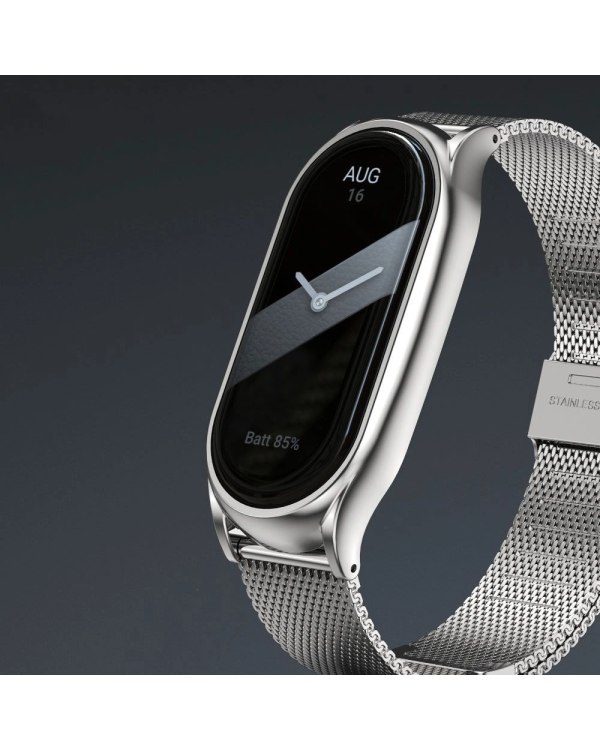 Дополнительное изображение книги «Tech-Protect MilaneseBand strap for Xiaomi Smart Band 8 | 8 NFC - black»