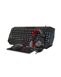Gaming set 4in1 Havit GAMENOTE KB501CM headphones + keyboard + mouse + mouse pad 