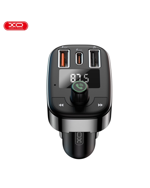XO передатчик FM BCC06 Bluetooth MP3 автомобильное зарядное устройство 50 Вт черный