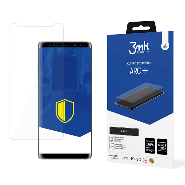 Обложка книги «Samsung Galaxy Note 8 - 3mk ARC+ screen protector»