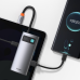 Baseus Metal Gleam 4in1 многофункциональный HUB USB Type C - USB Type C Power Delivery 100 W | HDMI 4K 30 Hz | 1x USB 3.2 Gen 1 | 1x USB 2.0 (CAHUB-CY0G)