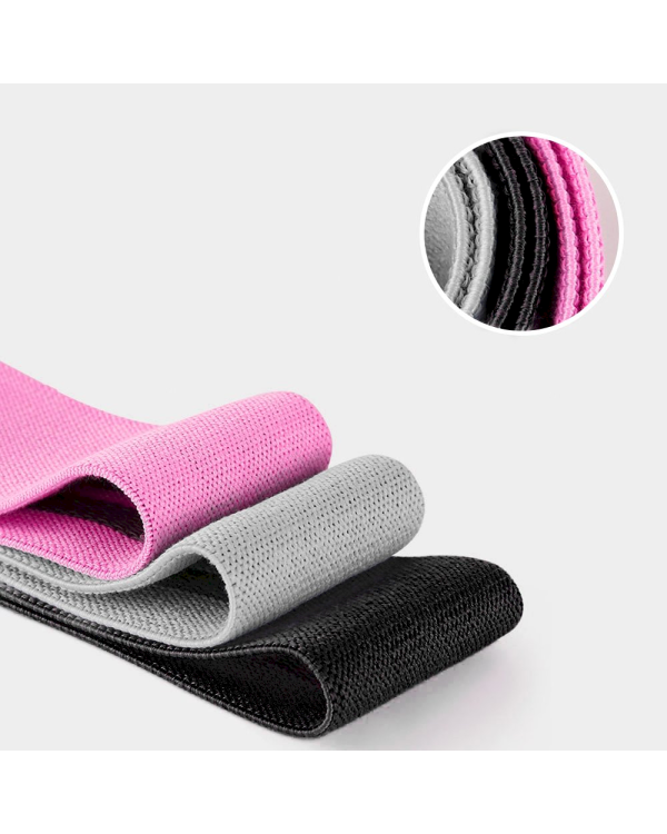 Wozinsky 3x set Exercise Bands Resistance Loop Mini Band, Elastic Strength Training Equipment for Home Gym (WFB-01)