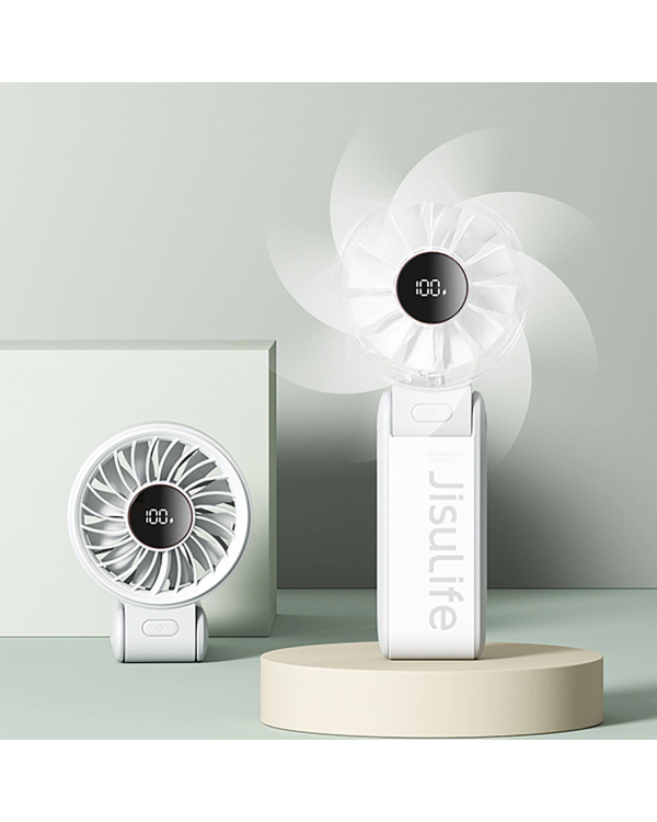 Портативный USB-вентилятор Jisulife Handheld Fan Life7 3600mAh - серый