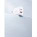 Joyroom JR-TCF05 20W USB-C | USB-A Fast Dual Port Wall Charger - White + USB-C - Lightning 1m