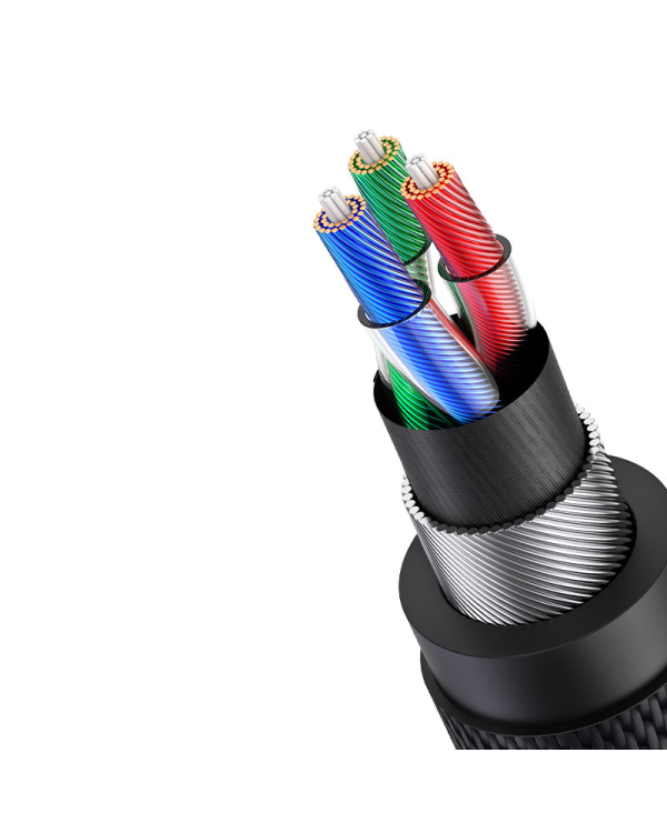 Ugreen cable AUX mini jack 3.5mm cable (male) - 3.5mm mini jack (male) 2m black (AV183)
