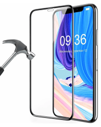 Tempered Glass 9D Защитное стекло для экрана Apple iPhone XR / iPhone 11 Черное