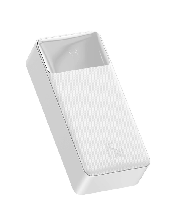Powerbank Baseus Bipow 30000mAh, 15W (white)