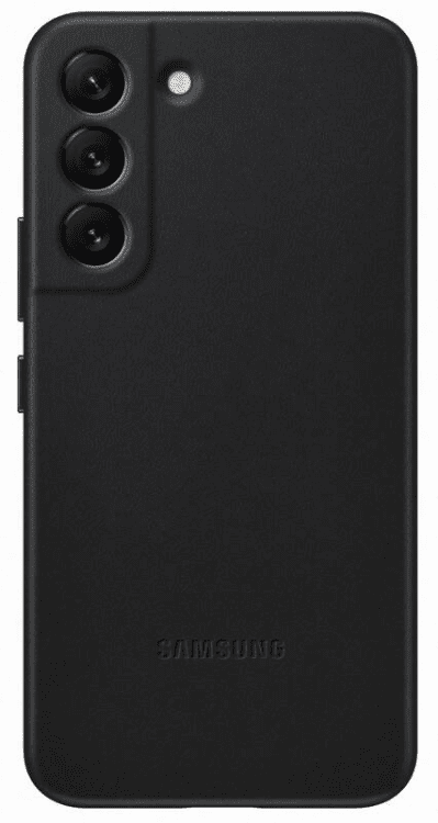 Обложка книги «EF-VS901LBE Samsung Leather Cover for Galaxy S22 Black»