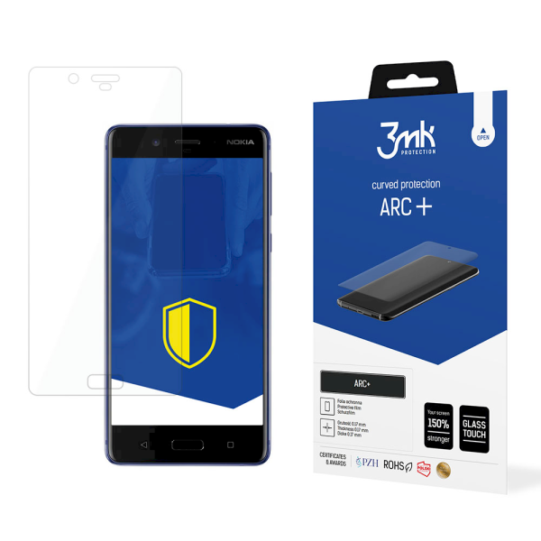 Обложка книги «Nokia 8 - 3mk ARC+ screen protector»