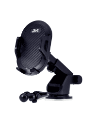 JML CH-110 Держатель с вращением на 360° для решетки / автомобильного стекла / панели черный