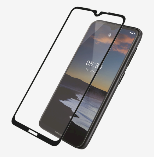 Fusion Full Glue 5D Tempered Glass Защитное стекло для экрана Nokia 5.3 Черное
