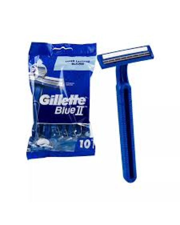 Одноразовые бритвы Gillette Blue II 10шт для мужчин