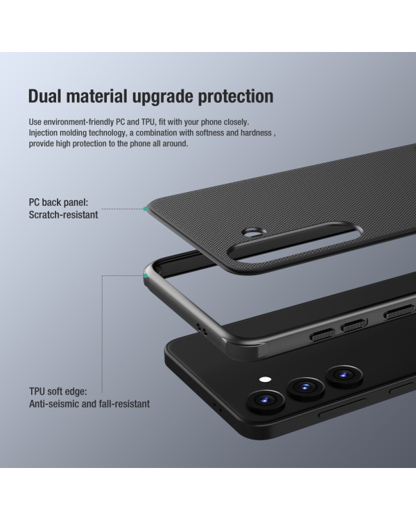 Задняя крышка Nillkin Super Frosted PRO для Samsung Galaxy S24 | красный
