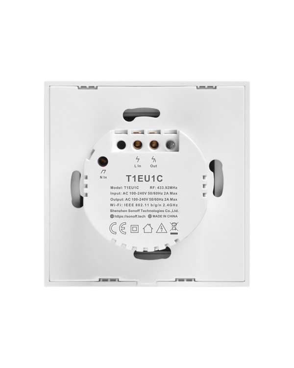 Smart Switch WiFi + RF 433 Sonoff T1 EU TX (1-channel)