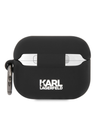 Karl Lagerfeld and Choupette Silicone Case for Airpods Pro Black