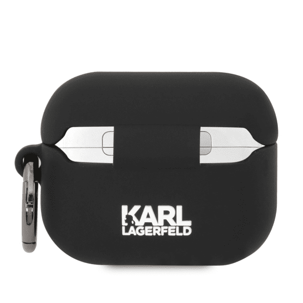 Обложка книги «Karl Lagerfeld and Choupette Silicone Case for Airpods Pro Black»