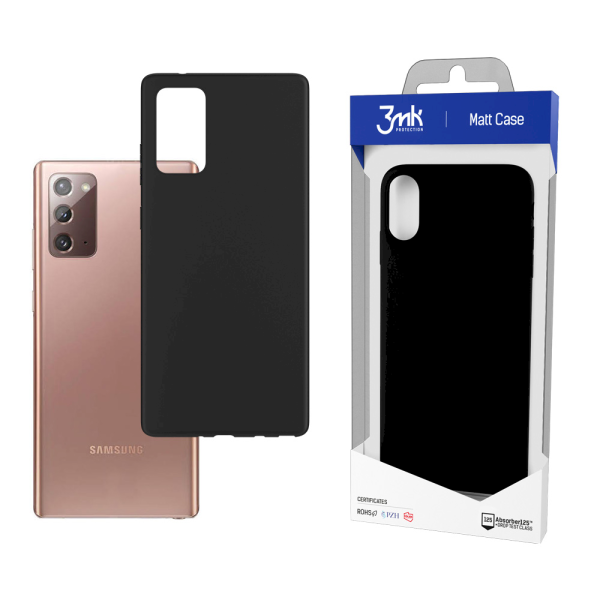 Обложка книги «Samsung Galaxy Note20 5G - 3mk Matt Case black»