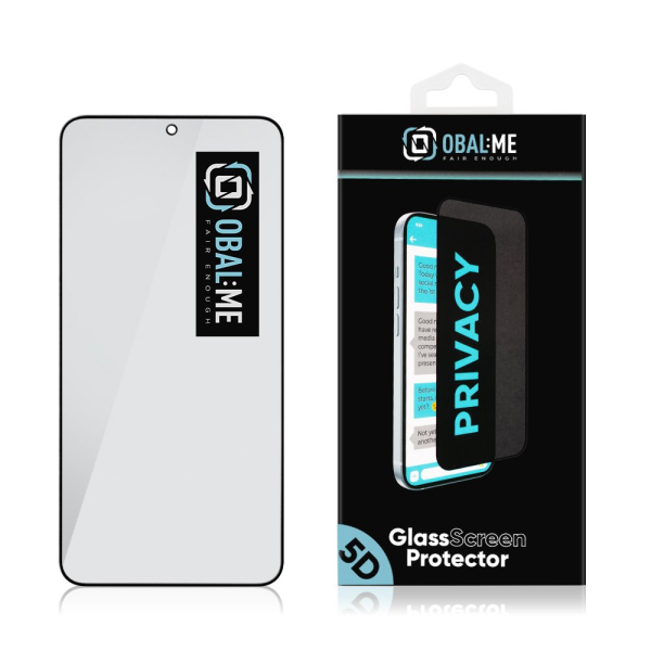 Обложка книги «OBAL:ME Privacy 5D Glass Screen Protector for Samsung Galaxy S25 Black»