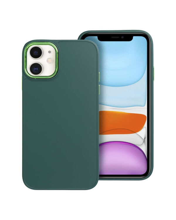 Силиконовый задний чехол Fusion Frame для Samsung A346 Galaxy A34 5G зеленый