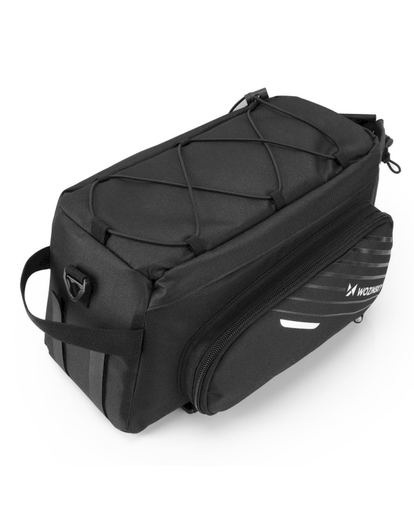 Дополнительное изображение книги «Wozinsky Bicycle Bike Pannier Bag Rear Trunk Bag with Shoulder Strap 9L black (WBB22BK)»