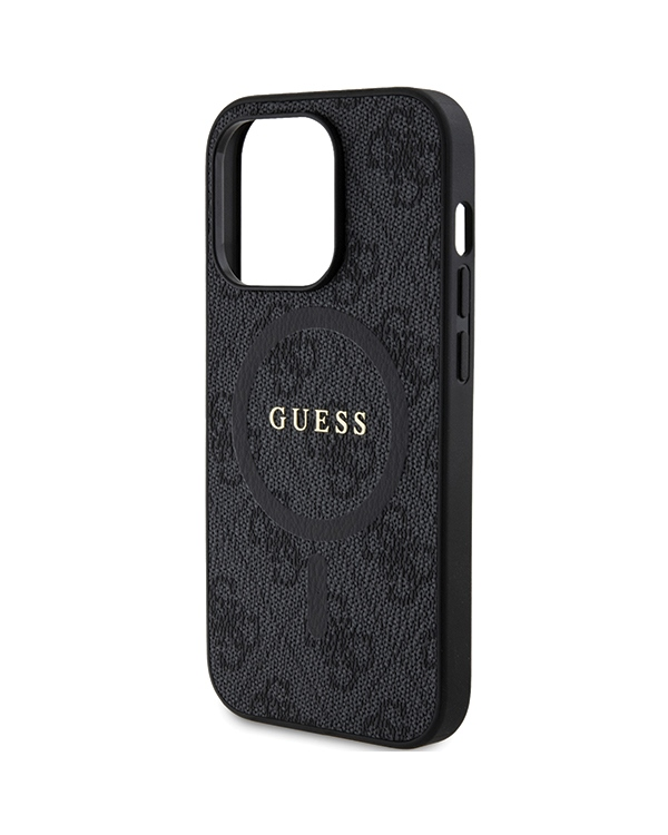 Дополнительное изображение книги «Guess GUHMP13XG4GFRK iPhone 13 Pro Max 6.7" czarny|black hardcase 4G Collection Leather Metal Logo MagSafe»