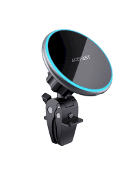 Acefast Qi Wireless Car Charger with MagSafe 15W Magnetic Phone Holder on the Ventilation Grille Black (D3 black)