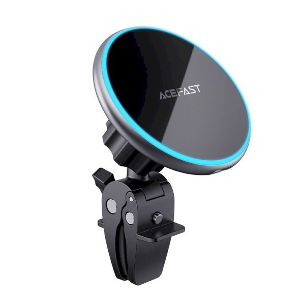 Acefast Qi Wireless Car Charger with MagSafe 15W Magnetic Phone Holder on the Ventilation Grille Black (D3 black)