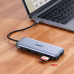 Ugreen multi-functional HUB 9in1 USB Type C - HDMI, DP, VGA, 2 x USB, RJ45 Ethernet, SD | TF card reader, USB Type C PD 100W gray (CM274)