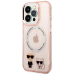 Karl Lagerfeld MagSafe Compatible Case Karl and Choupette for iPhone 14 Pro Pink
