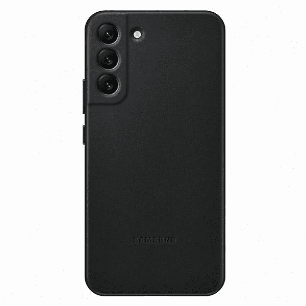 Обложка книги «EF-VS906LBE Samsung Leather Cover for Galaxy S22+ Black»