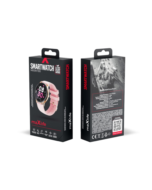 Maxlife smartwatch MXSW-100 rose gold