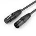 UGREEN AV130 XLR female to XLR male cable - 2m (black)