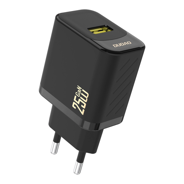 Зарядное устройство Dudao A27S 25W GaN USB-A - черный