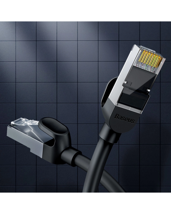 Дополнительное изображение книги «Baseus Cat 6 UTP Ethernet RJ45 Кабель плоский 1 м черный»