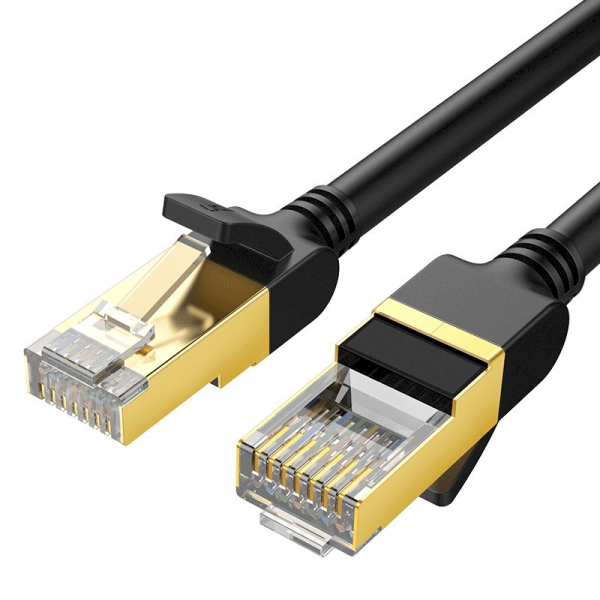Обложка книги «Ugreen Ethernet patchcord cable RJ45 Cat 7 STP LAN 10Gbps 2m black (11269)»