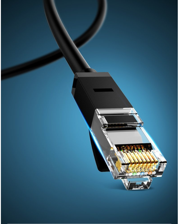 Дополнительное изображение книги «Ugreen cable internet network cable Ethernet patchcord RJ45 Cat 6 UTP 1000Mbps 20m black (20166)»