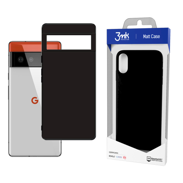 Обложка книги «Google Pixel 6 Pro 5G - 3mk Matt Case black»