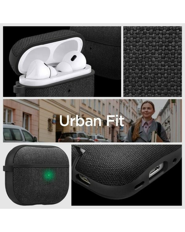 Дополнительное изображение книги «Spigen Urban Fit AirPods Pro 1|2 czarny|black ACS05483»