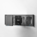 Дополнительное изображение книги «Sonoff Smart 3 Channel WiFi Wall Switch Black (M5-3C-86)»