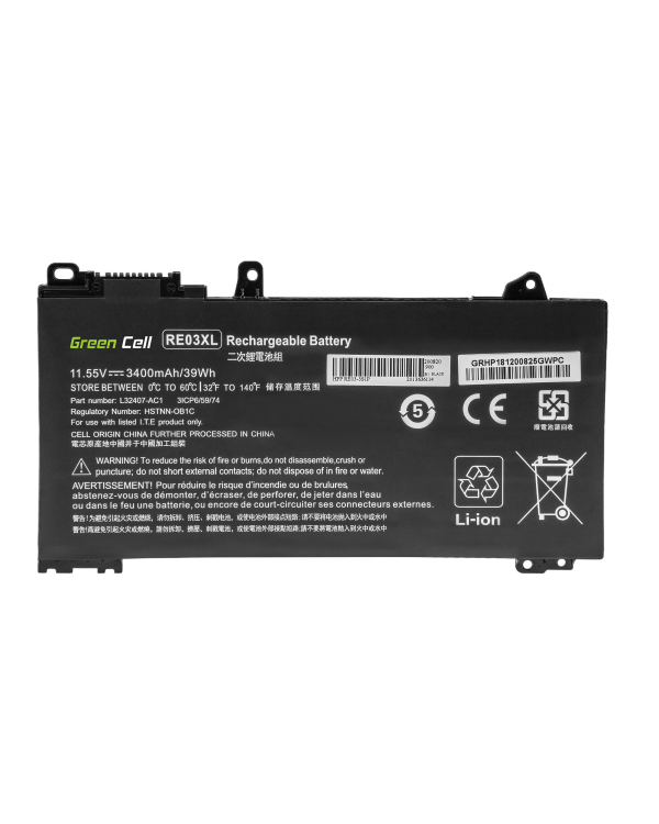 Green Cell Battery RE03XL for HP ProBook 430 G6 G7 440 G6 G7 445 G6 G7 450 G6 G7 455 G6 G7 445R G6 455R G6