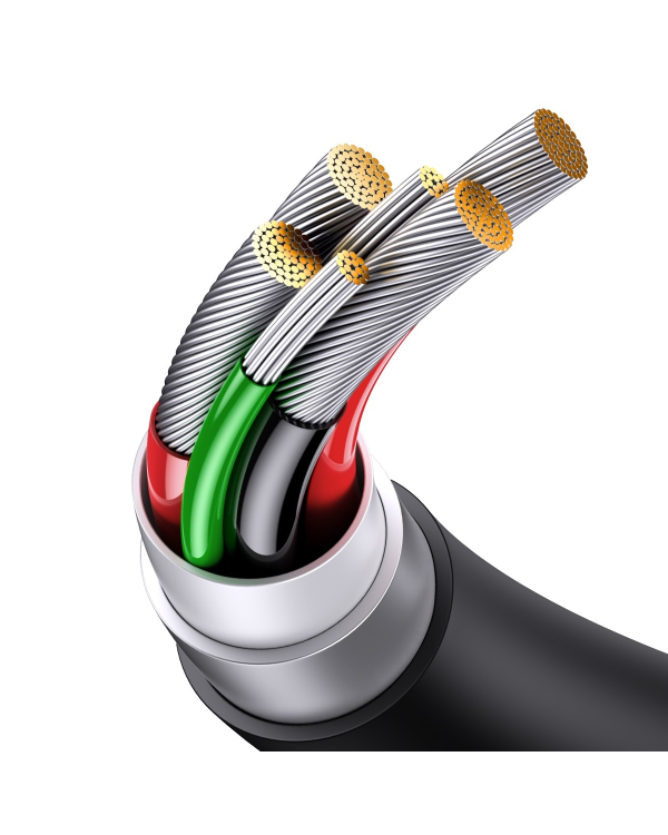 Baseus Superior Series Cable USB to USB-C, 65W, PD, 2m (black)