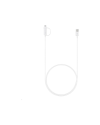 EP-DG930DWE Samsung Combo microUSB Data Cable with USB-C Reduction 1.5m White (Bulk)