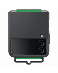 EF-GF721TBE Samsung Silicone Cover with Strap for Galaxy Z Flip 4 Black